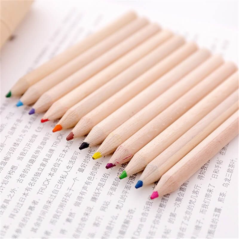 Creativity Canister Packaging 12 Colors Pencils