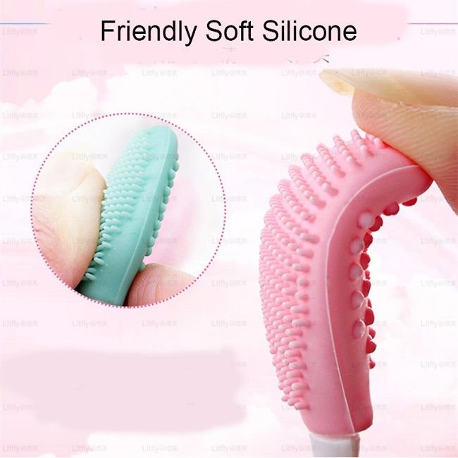 Silicone Wash Face Exfoliating Brushes Nose Blackhead Removal Brush