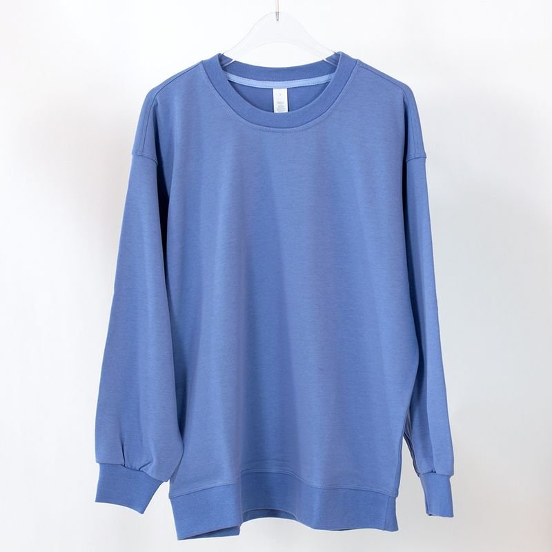 Yoga Clothing Round Neck Outdoor Autumn Women Casual Loose Sports Round Neck Long Sleeve Sweatshirt Custom