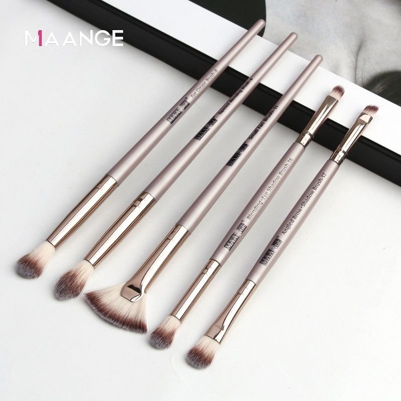 5Pcs/Lot Eye Shadow Blending Eyeliner Eyelash Eyebrow Brushes Set