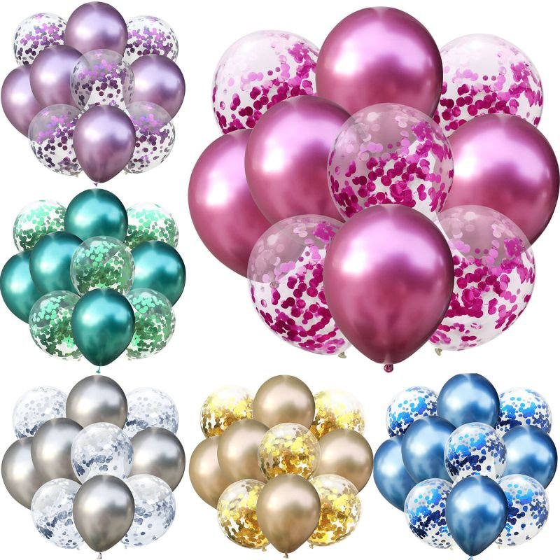 10 Pcs 12 Inches Round Balloons Wedding Birthday Party Decorations