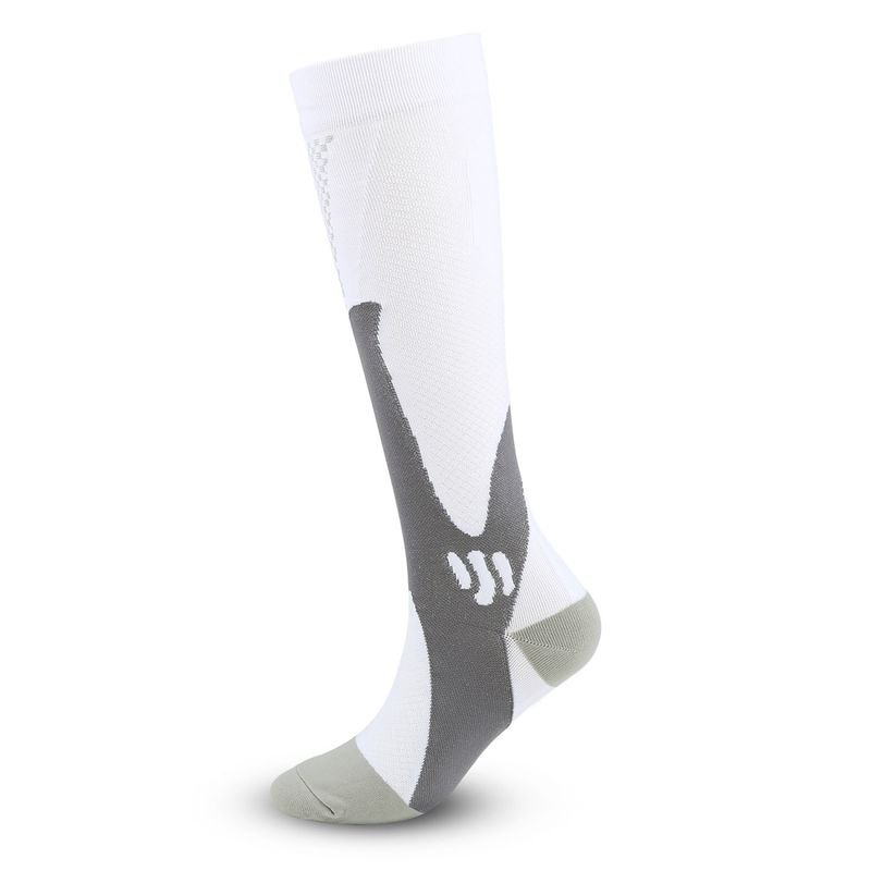 Simple Neutral Outdoor Riding Sports Nylon Pressure Socks