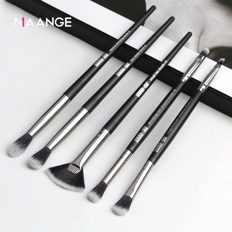 5Pcs/Lot Eye Shadow Blending Eyeliner Eyelash Eyebrow Brushes Set