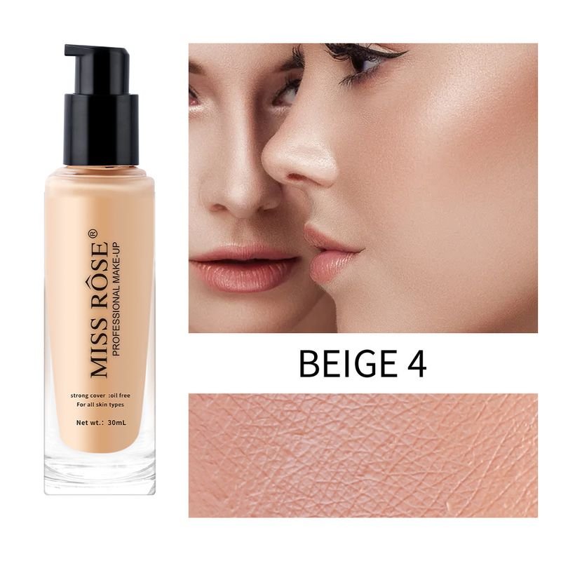 MISS ROSE Women Lasting Concealer Lightweight Liquid Foundation