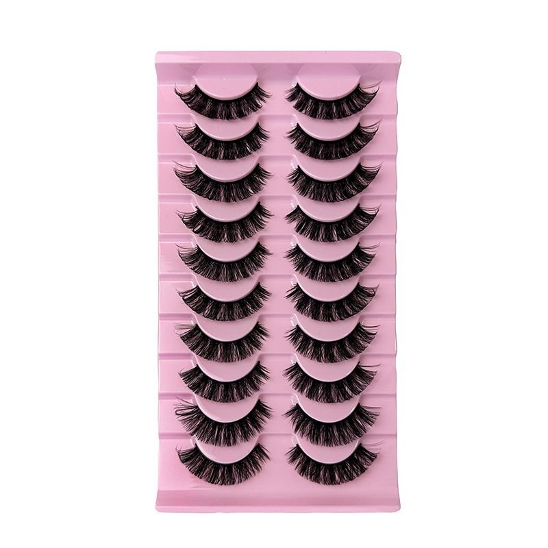 Women Simple Natural Long Imitation Mink False Eyelashes