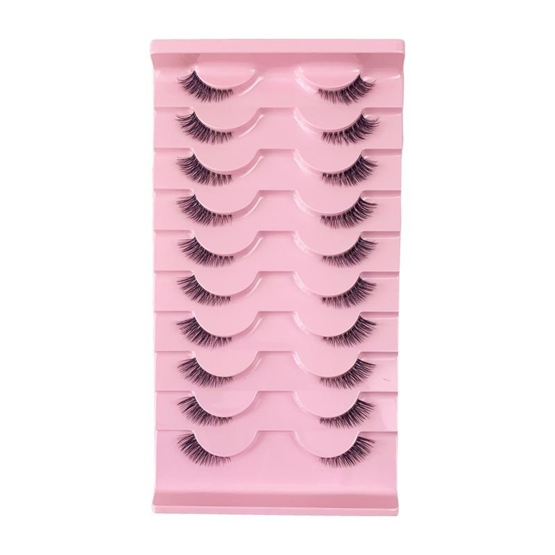 Women Simple Natural Long Imitation Mink False Eyelashes