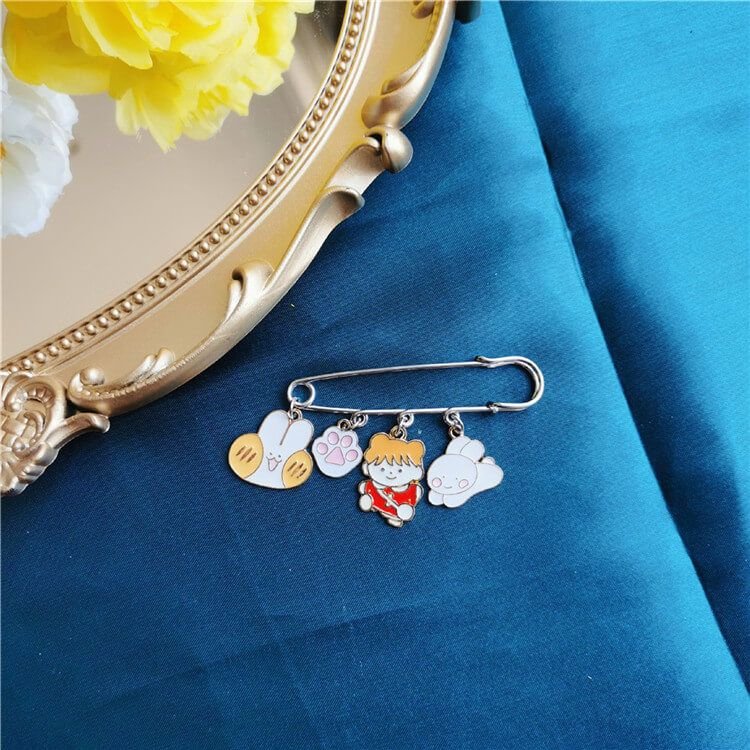 Unicorn Rainbow Planet Cartoon Shoes Accessories Brooch