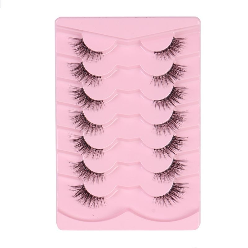 Women Simple Natural Long Imitation Mink False Eyelashes