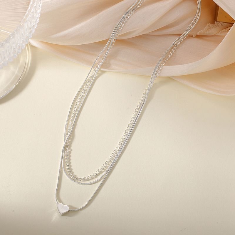 Women Fashion Simple Multi-Layer Bohemian Heart-Shaped Anklet