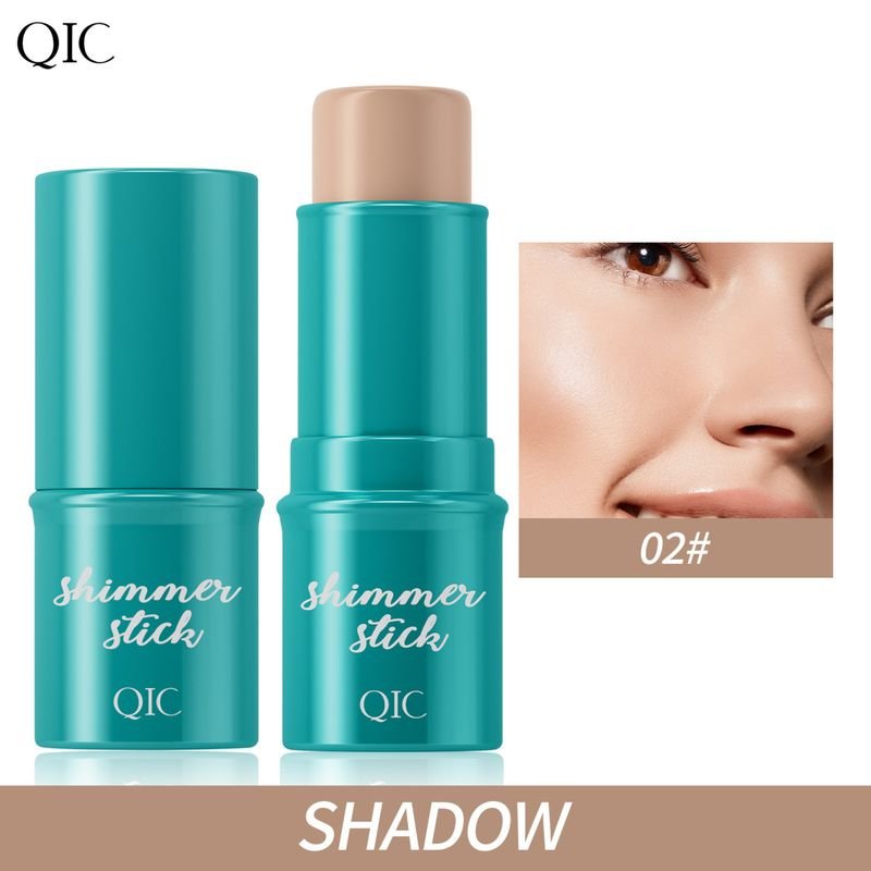 Qic High-Gloss Concealer Face-Fixing Stick Face-Brightening Nude-Modifying Contour Blush Stick