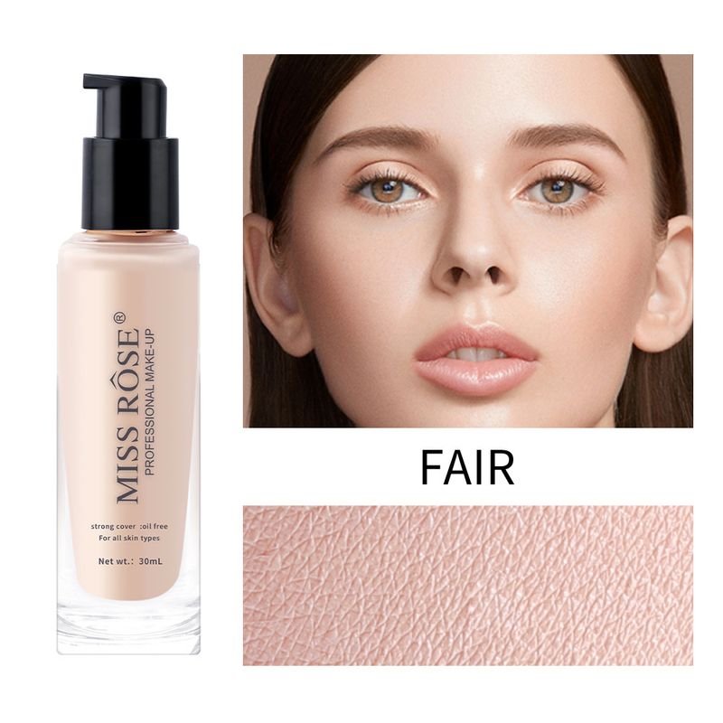 MISS ROSE Women Lasting Concealer Lightweight Liquid Foundation