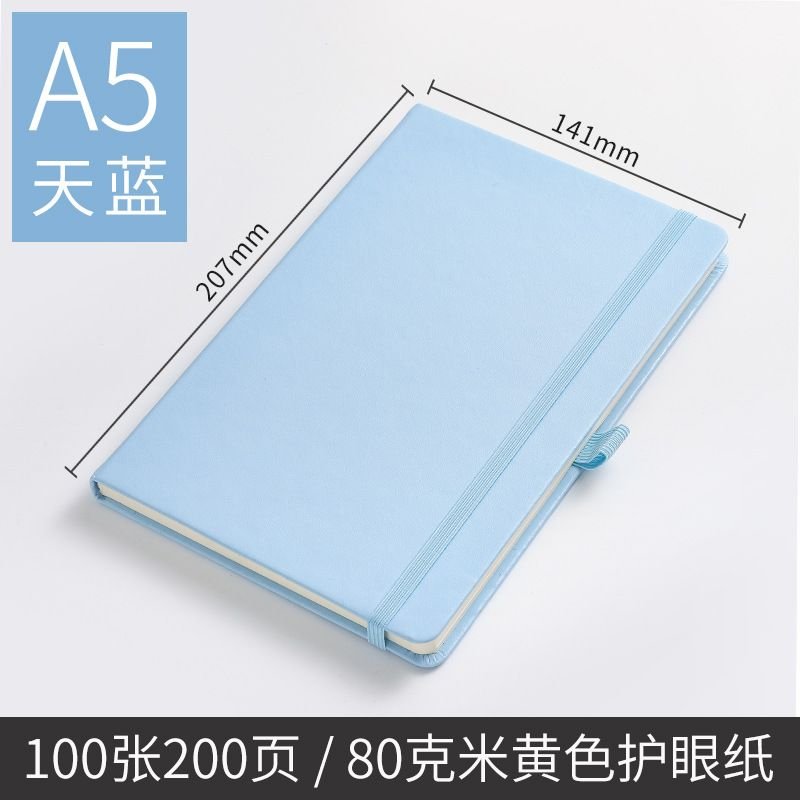 A5 Strap Notebook Elastic Band Small Fresh Notepad Office Stationery Diary Notebook Students