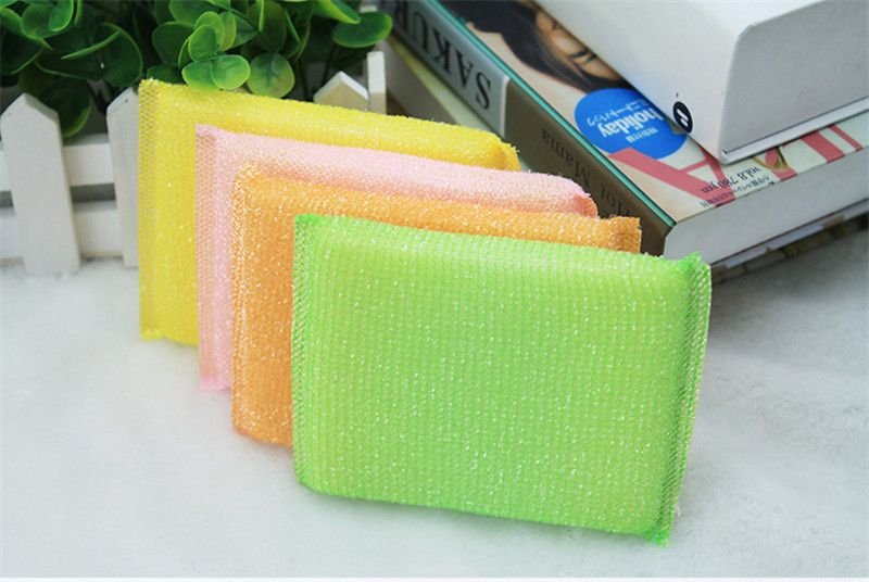 4pcs Kitchen Useful Scouring Pad