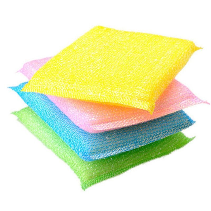 4pcs Kitchen Useful Scouring Pad