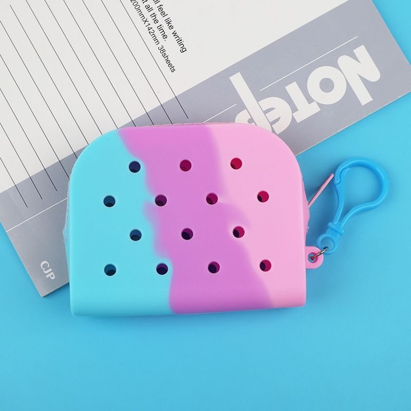 Women Cartoon Cute Soft Rubber Coin Wallet