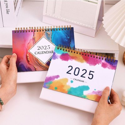 2025 Plan This Desktop Office English Calendar