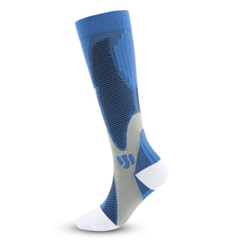 Simple Neutral Outdoor Riding Sports Nylon Pressure Socks