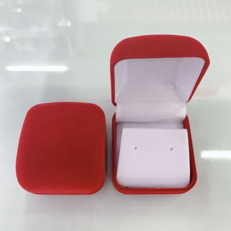 Fashionable Exquisite Velvet Cloth Ring Box Wedding Ring Accessories