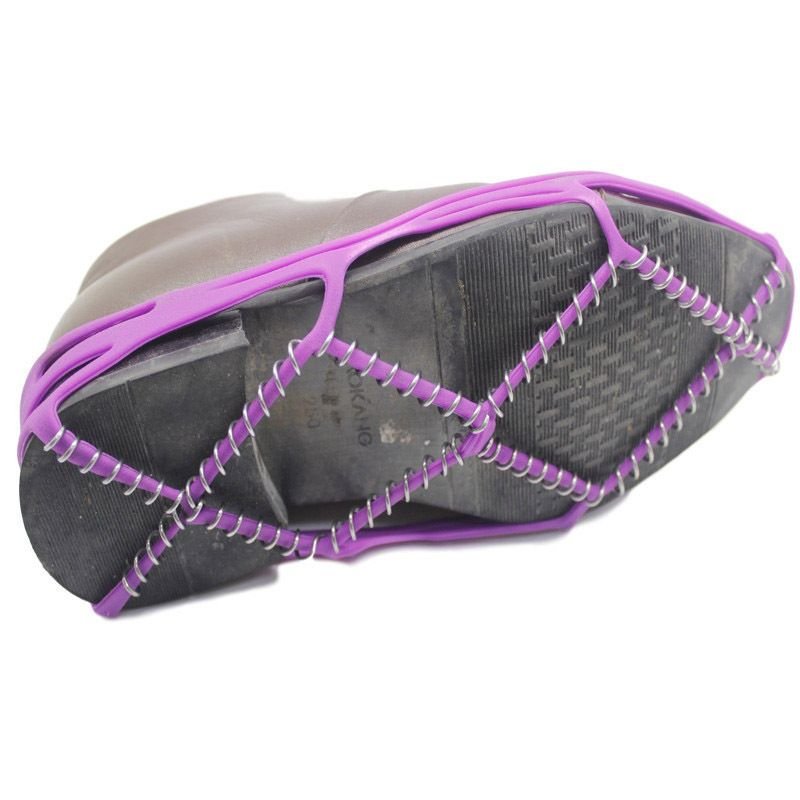 Outdoor Climbing Snow Ice Surface Non-Slip Silicone Spring Claw Shoe Cover Accessories