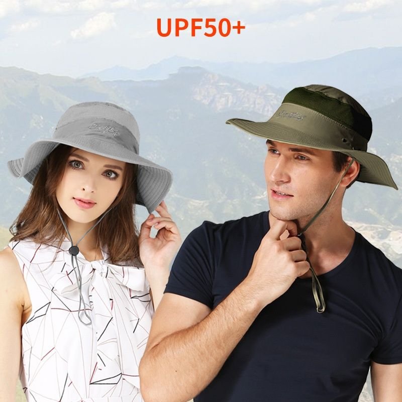 Outdoor Sun Protection Men Women Rim Uv Protection Custom Bucket Hat