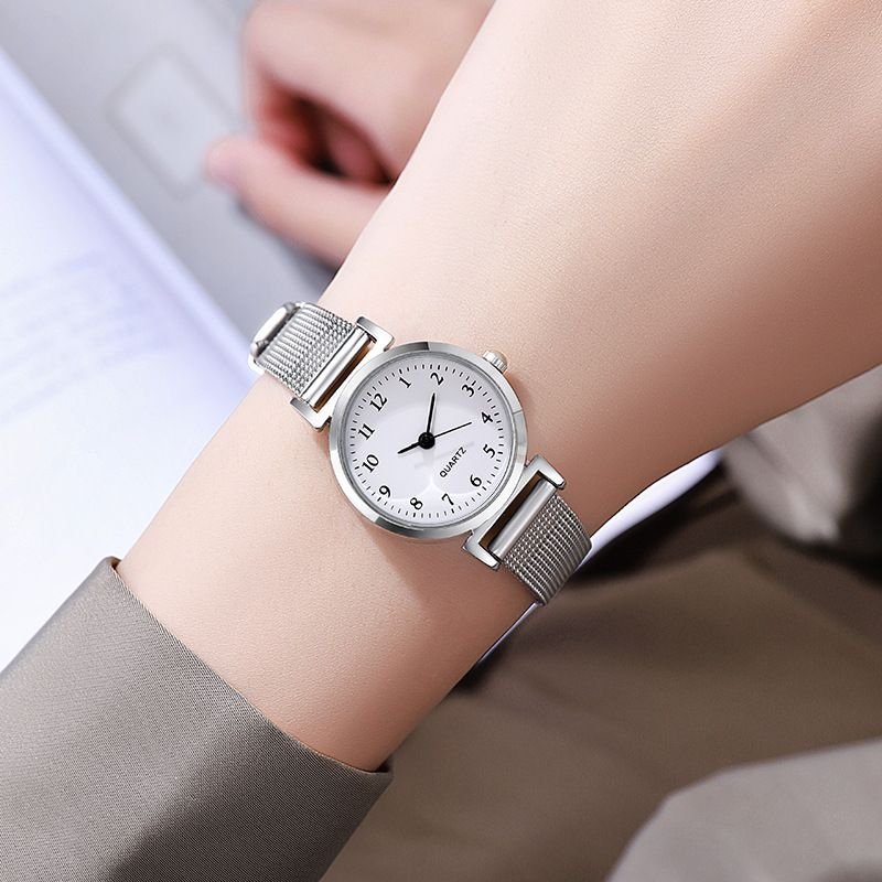 Women Casual Digital Mesh Quartz Watch