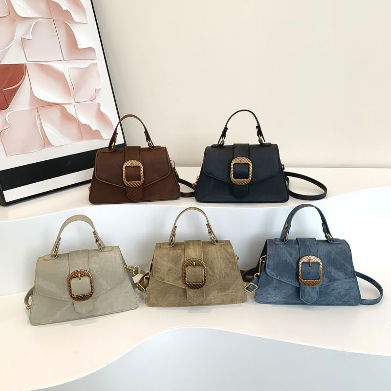 Women Fashion Flap Square PU Shoulder Bag