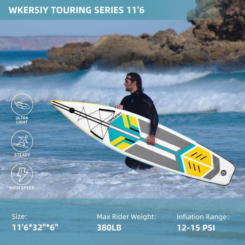 Inflatable Surfboard Sup Paddle Board Travel Pulp Board Portable Standing Paddle Board Complete Set