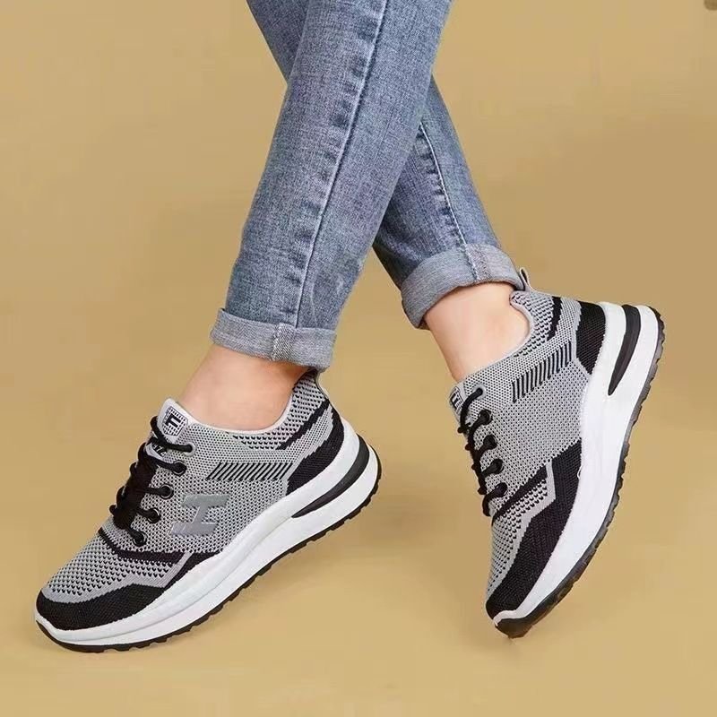 Women Fashion Casual Breathable Flying Mesh Sneaker