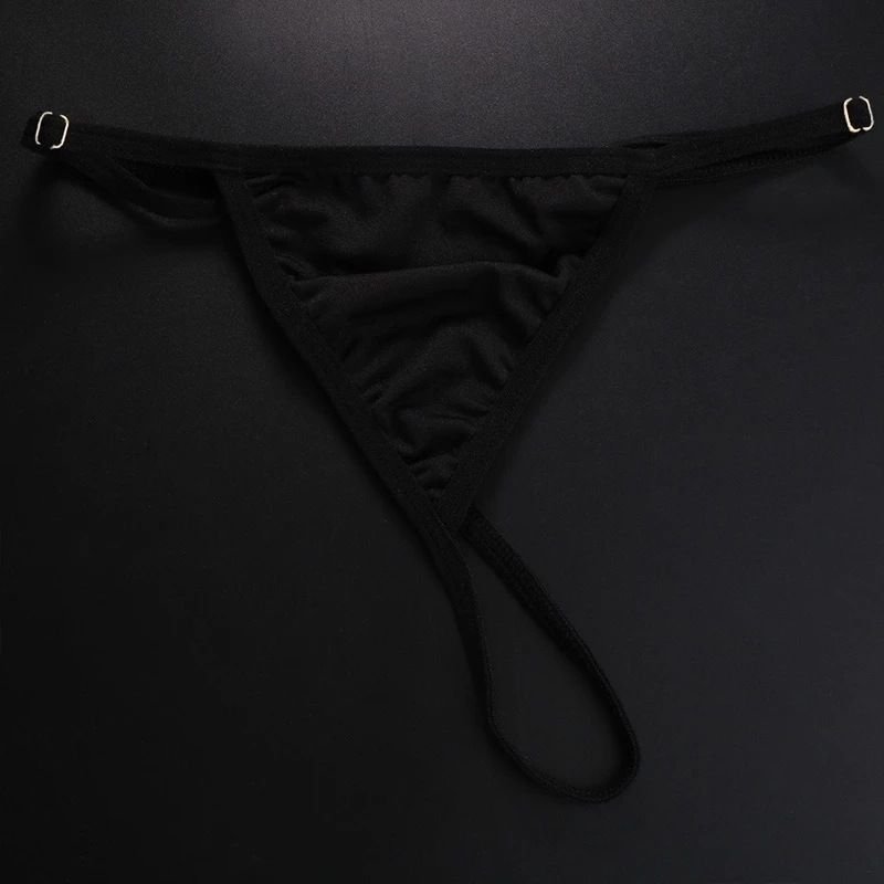 Women Fashion Sexy Mesh Rhinestone Panties Body Chain