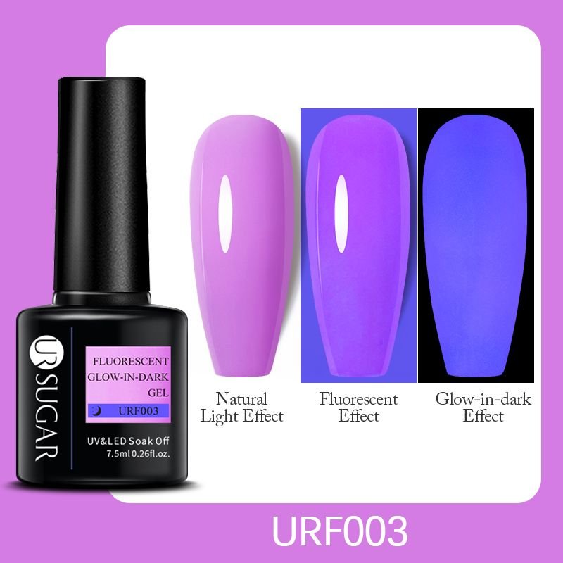 Ur Sugar 7.5Ml Fluorescent Glow-In-Dark Gel Nail Polsih Summer Neon Luminous Uv Led Nail Art Gel